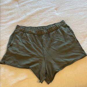 Aerie Comfy Green Shorts